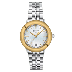 Tissot Glendora 18K Gold Bezel Damenuhr - T929.210.41.116.01
