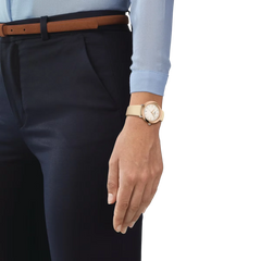 Tissot Glendora 18K Gold Bezel Damenuhr - T929.210.46.261.00