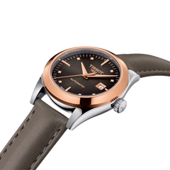 Tissot T-My Lady Automatic 18K Gold Bezel Damenuhr - T930.007.46.296.00