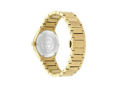 Versace Herrenuhr Schwarzes Zifferblatt Gold