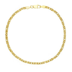 Hohles Königsketten Armband – 18K 750 Gelbgold - VZM060GG21