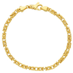 Hohles Königsketten Armband – 18K 750 Gelbgold - VZM090GG22