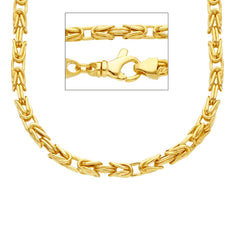 Hohle Königskette für Herren 18K 750 - VZM090GG