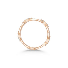 bague en or jaune avec diamants - YZ0002779