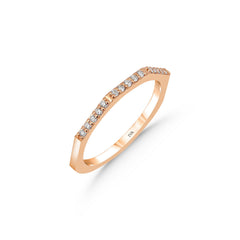 Gelbgold-Ring mit Diamanten - YZ0002786