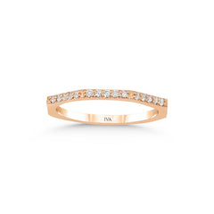Gelbgold-Ring mit Diamanten - YZ0002786