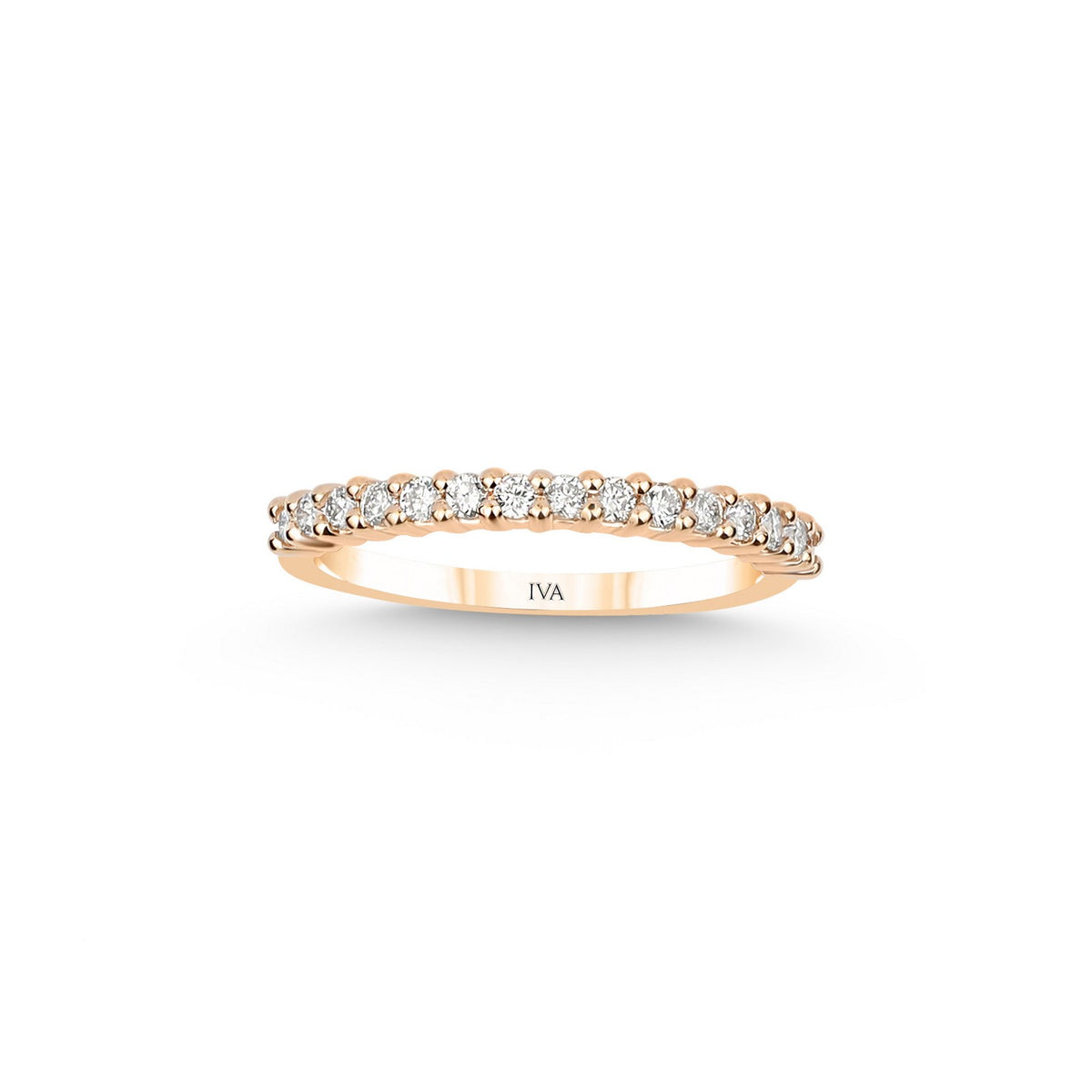 Roségold-Ring mit Diamanten - YZ0002986