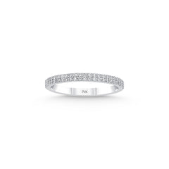 Weissgold-Ring mit Diamanten - YZ0002993