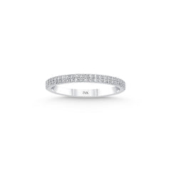 bague en or blanc avec diamants - YZ0002993