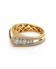 Gelbgold Diamantring - YZ01422