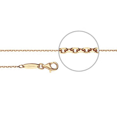 Der Kettenmacher Ankerkette für Frauen - Gold Ketten - A3-50G