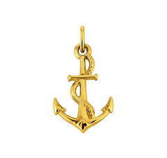 Anhänger Anker aus 750 Gelbgold - 1156.08892/0001