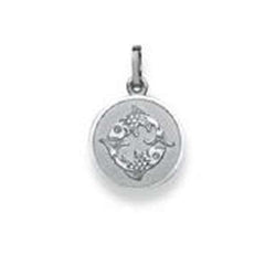 Anhänger Fische Silber 925 rhodiniert matt/poliert 12 mm – 6254.06052/0300