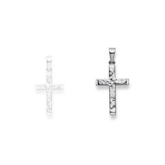 Anhänger Gold 750 Weiss Kreuz – 1258.02364/0001