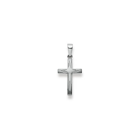 Anhänger Gold 750 Weiss Kreuz – 1258.02632/0001