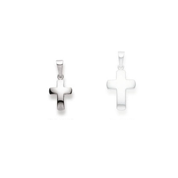 Anhänger Gold 750 Weiss Kreuz – 1258.02642/0001