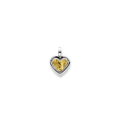 Anhänger Herz Gelbgold-Weissgold 750 Gold - 1556.08709/0002
