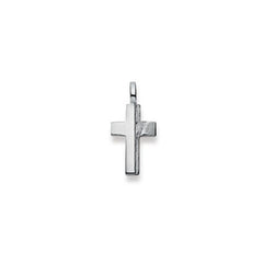 Anhänger Kreuz Weissgold 18 mm 750 Weissgold - 1258.02989/0002