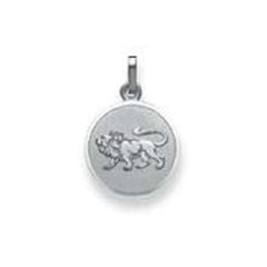 Anhänger Löwe Silber 925 rhodiniert matt/poliert 12 mm – 6254.06052/0800