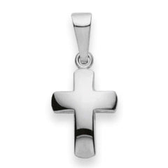 Anhänger Silber 925 weiss Kreuz poliert rhodiniert – 6258.02642/0001