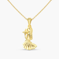 Anhänger Sternzeichen Jungfrau Gelbgold 585 Gold - 58-00235