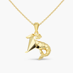 Anhänger Sternzeichen Steinbock Gelbgold 585 Gold - 58-00239