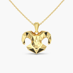 Anhänger Sternzeichen Widder Gelbgold 585 Gold - 58-00230