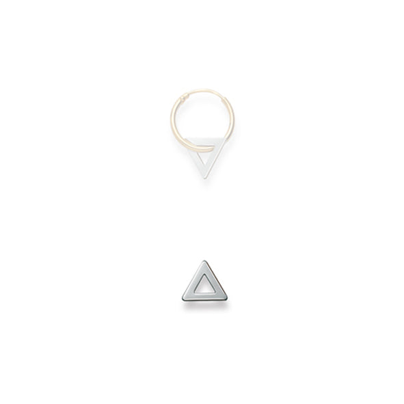 Anhänger Triangel Weissgold 750 Weissgold - 1298.02073/0002