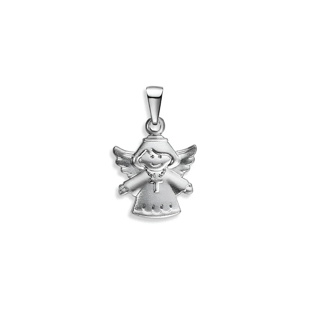 Engel Anhänger 925 Silber Poliert/Sandmatt Rhodiniert - 6258.03511/0001