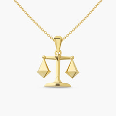 Anhänger Sternzeichen Waage Gelbgold 585 Gold - 58-00236