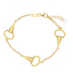 Armband aus 18 Karat Gelbgold mit Elementdesign 17 + 2 cm - 278378