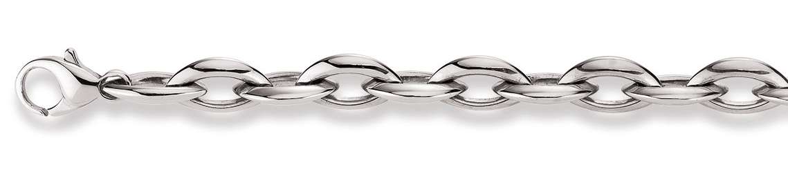 Armband Navette Weissgold 20 cm 750 Weissgold - 1271.00594/2000
