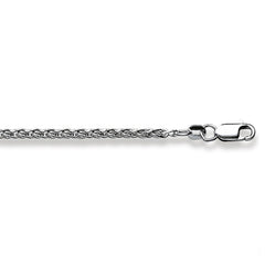 Armband Zopf Weissgold 19 cm 750 Weissgold - 1271.03995/1900