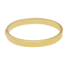 Armreif aus 18 Karat Gelbgold mit ovalem Profil 8 x 3 mm - 183589
