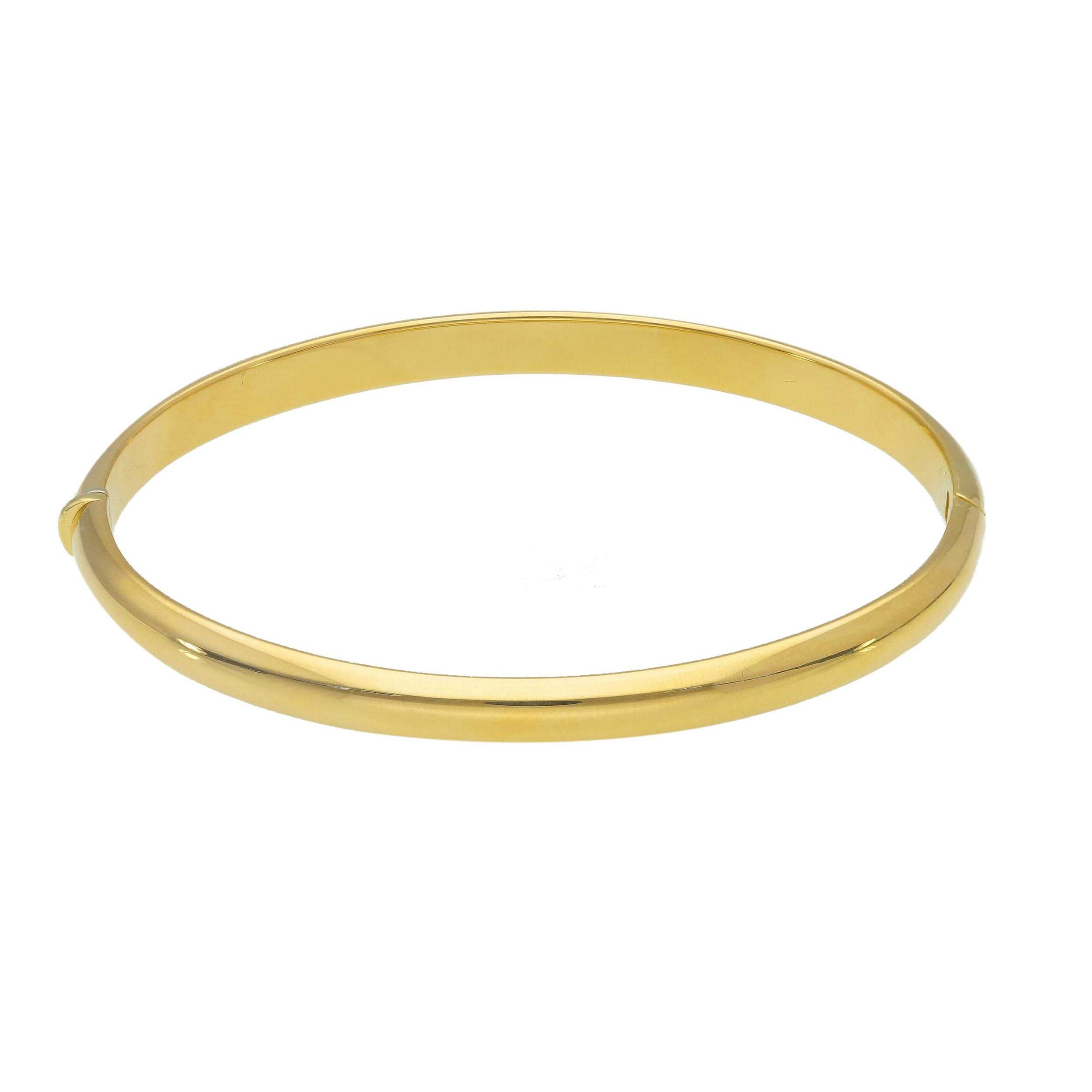 Armreif aus 18 Karat Gelbgold mit runder Form 6 mm - 265413