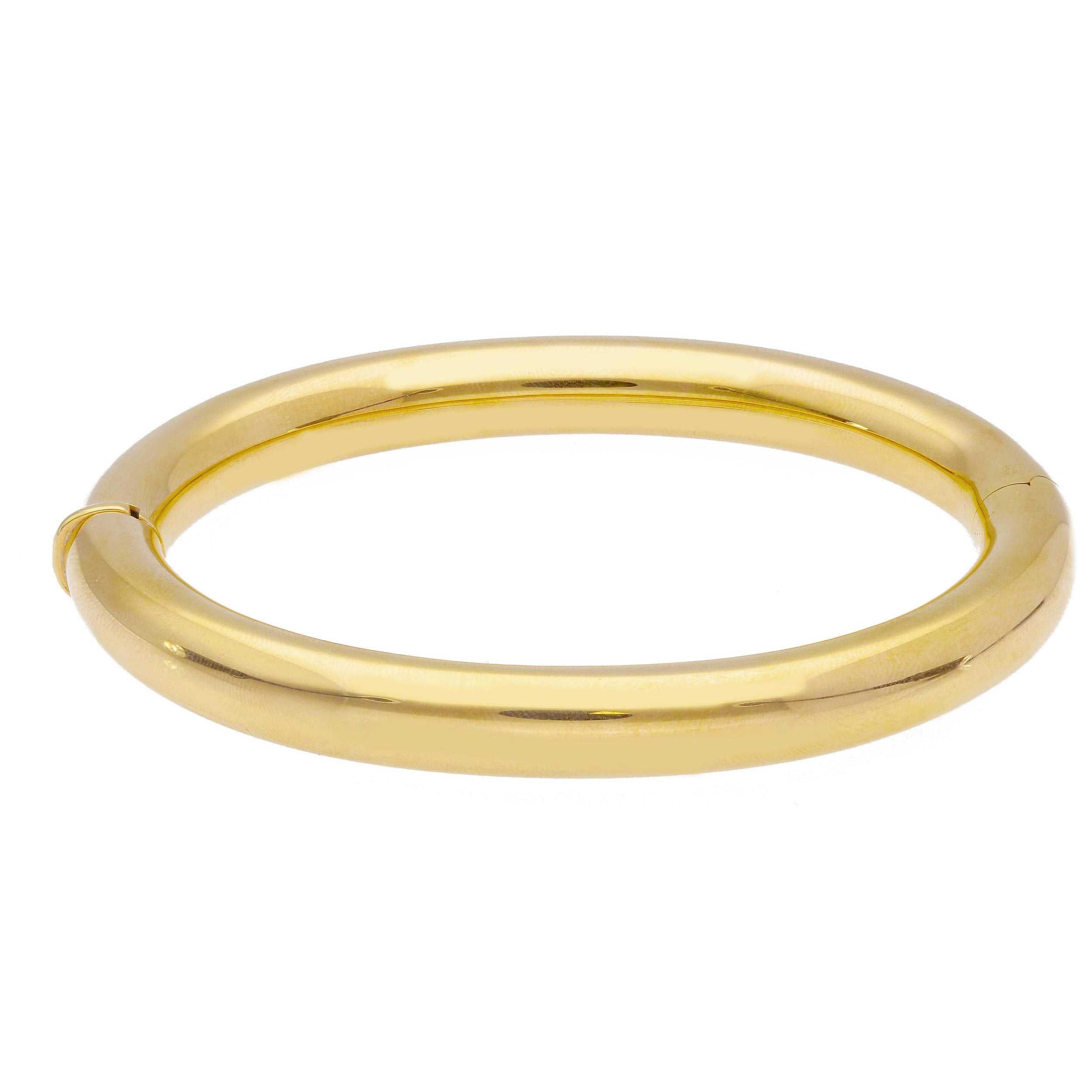 Armreif aus 18 Karat Gelbgold mit runder Form 8 mm - 183581