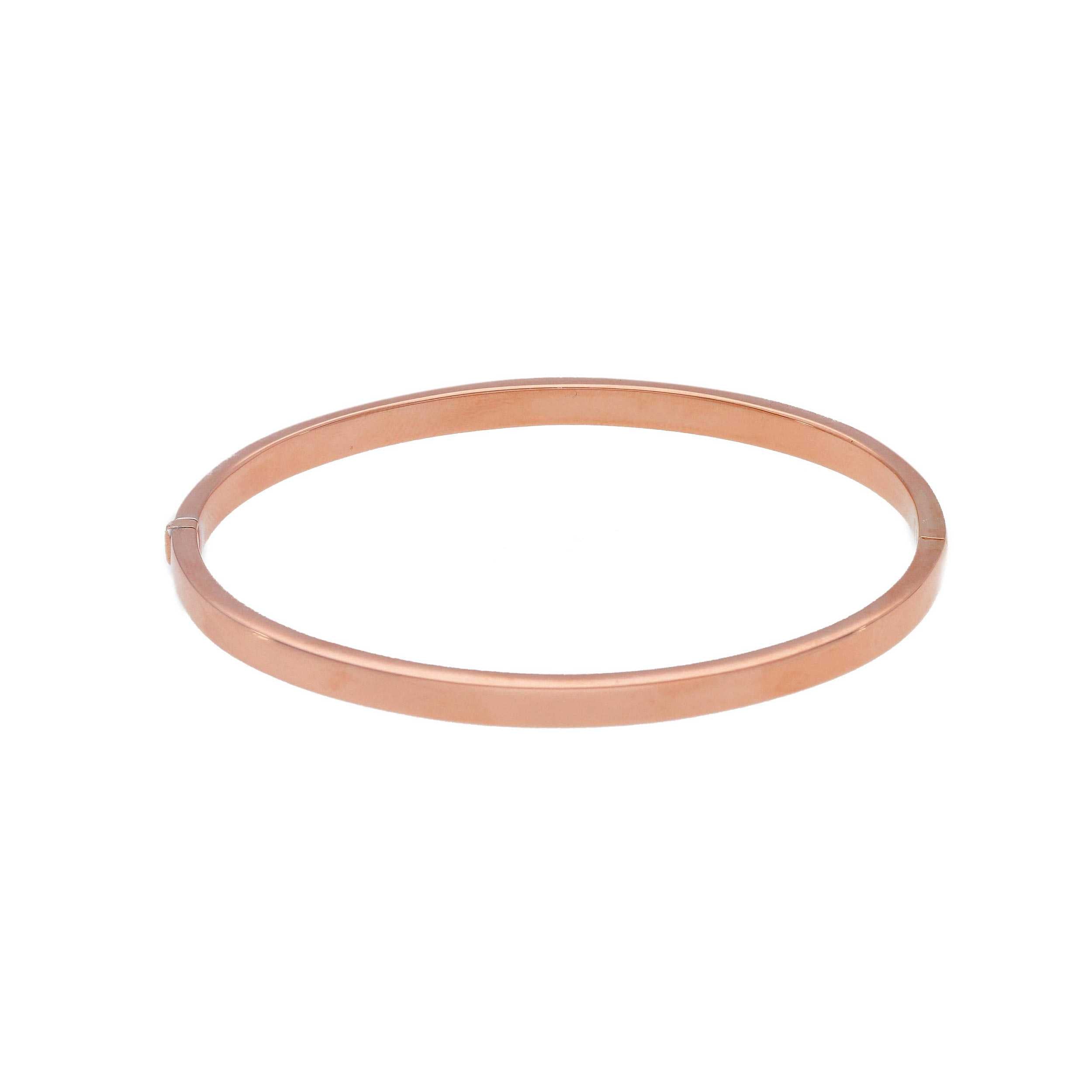 Armreif aus 18 Karat Roségold mit runder Form 4 mm - 238923