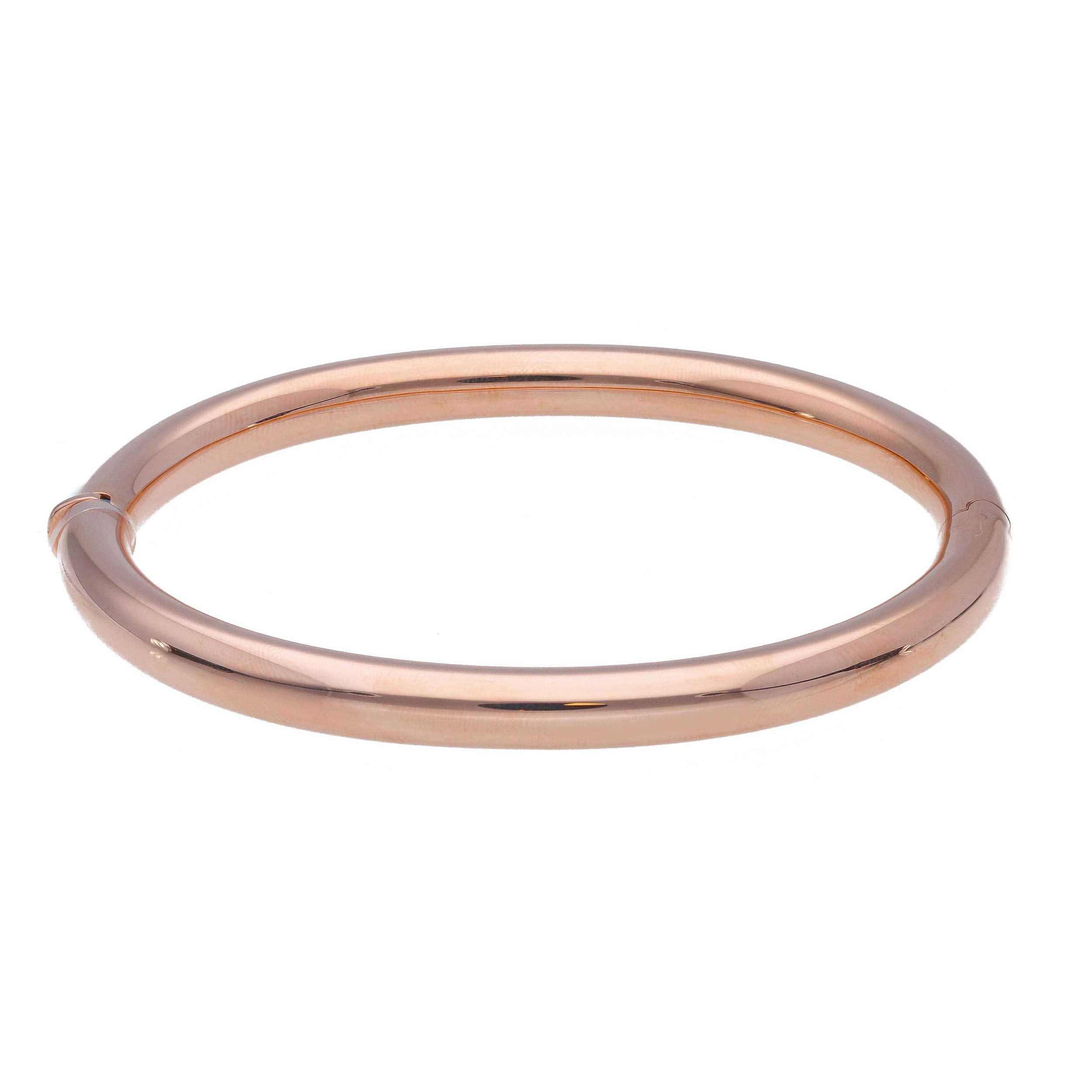Armreif aus 18 Karat Roségold mit runder Form 6 mm - 183579