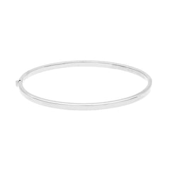 Armreif aus 18 Karat Weissgold mit ovalem Profil 3 x 2 mm - 167179