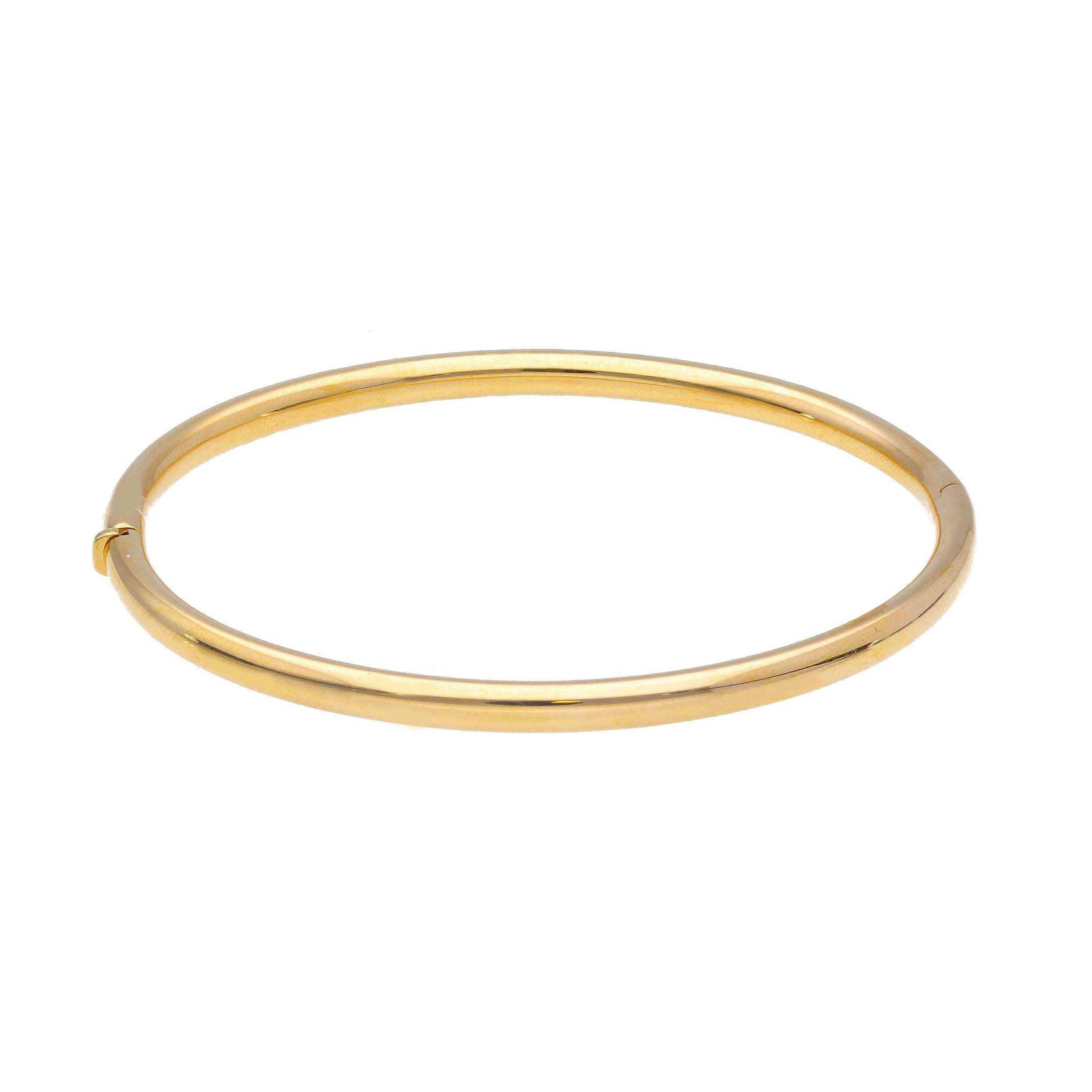Armreif aus Gelbgold 750 Ø 4 mm, Durchmesser 60 mm - 167186