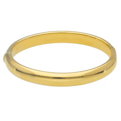 Armreif aus Gelbgold 750 mit ovaler Fassung 12 x 6 mm - 162635