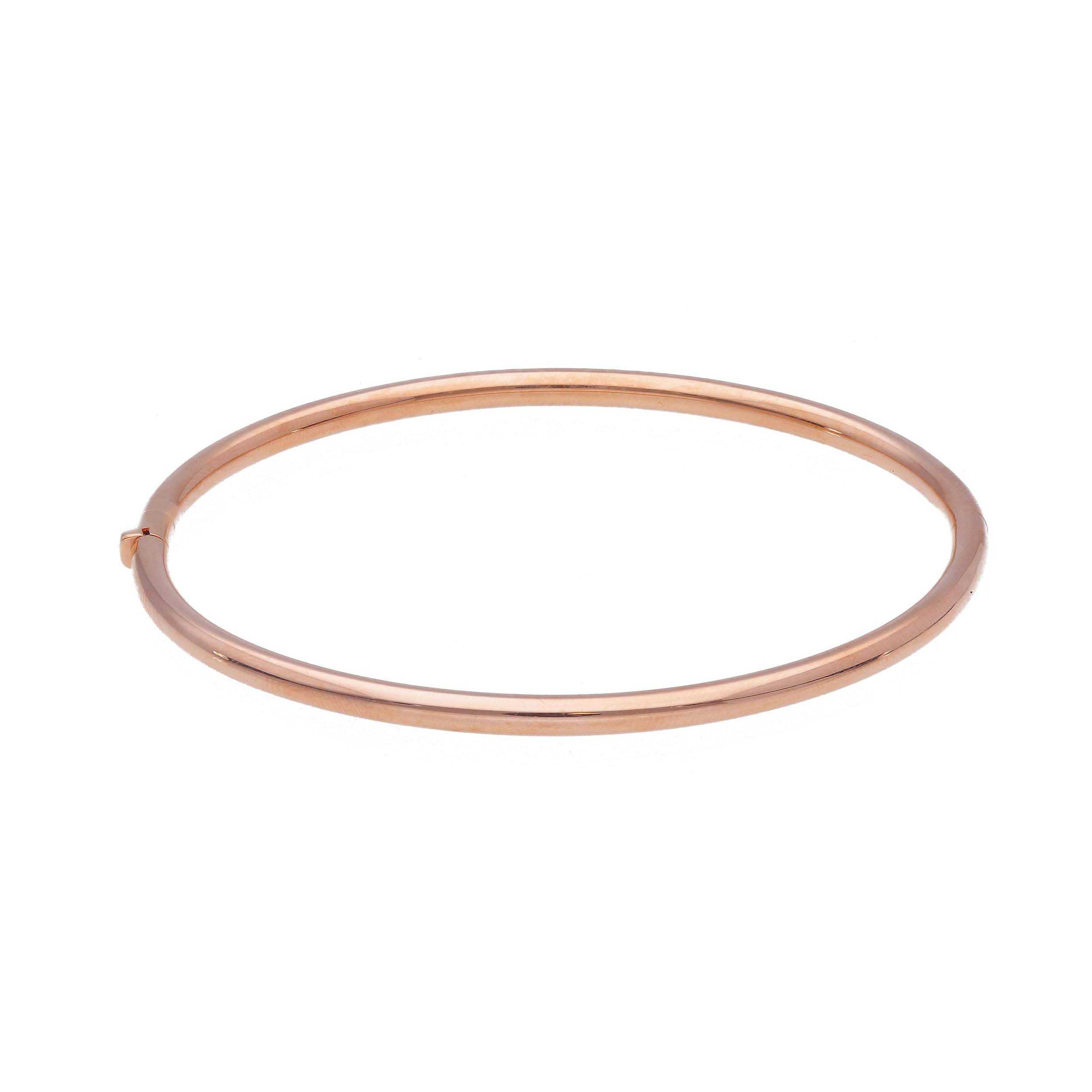 Armreif aus Roségold 750 Ø 3 mm, Durchmesser 60 mm - 167195