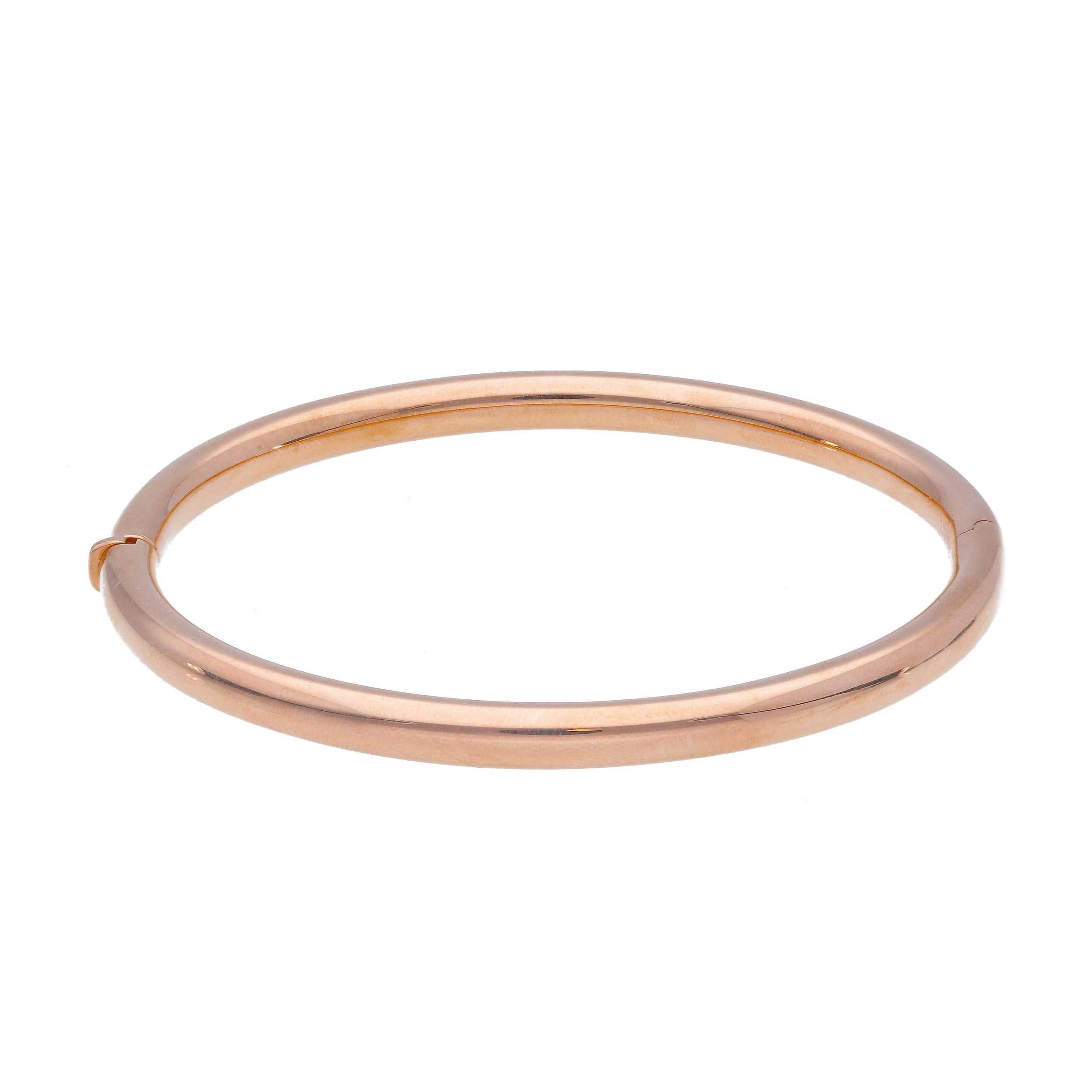 Armreif aus Roségold 750 Ø 5 mm, Durchmesser 60 mm - 183576