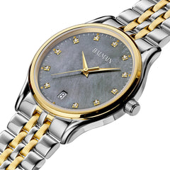 Balmain Beleganza Lady M Diamonds 32mm Grau Bicolor – B8352.39.66