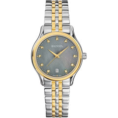 Balmain Beleganza Lady M Diamonds 32mm Grau Bicolor – B8352.39.66
