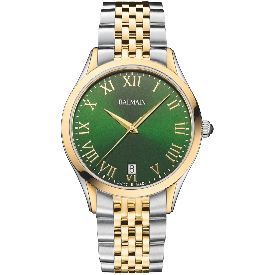 Balmain Classic R Gent 41 mm Herrenuhr Grün Bicolor - B4102.31.72