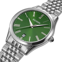 Balmain Classic R Gent 41 mm Herrenuhr Grün Silber - B4101.31.70