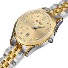 Balmain Classic R Lady 30mm Gold Bicolor Diamanten – B4112.31.25