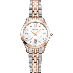 Balmain Classic R Lady 30mm Perlmutt Bicolor Diamanten – B4118.31.85
