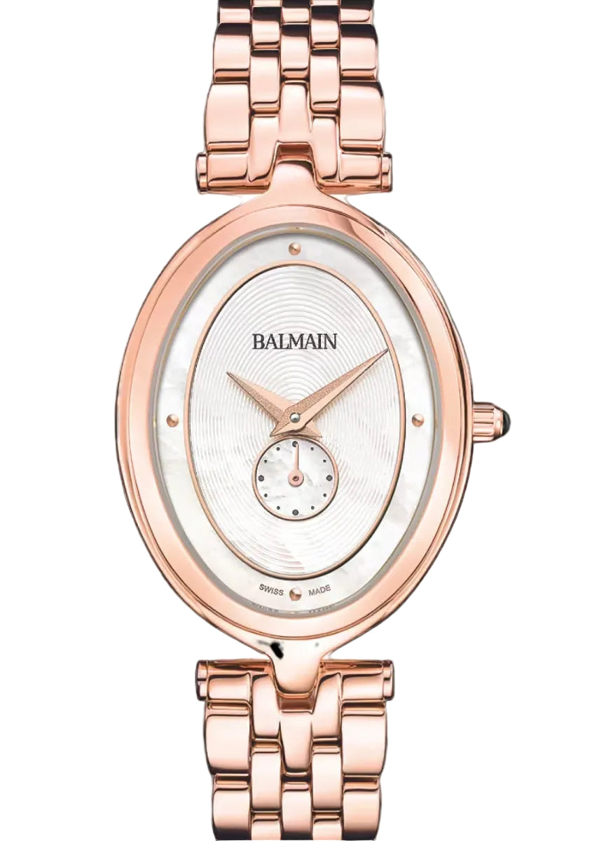 Balmain Haute Elegance Oval Perlmutt Rosé 26x31mm – B8119.33.86
